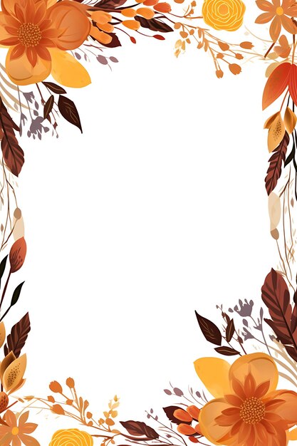 Photo feuilles de thanksgiving cadre flore automne