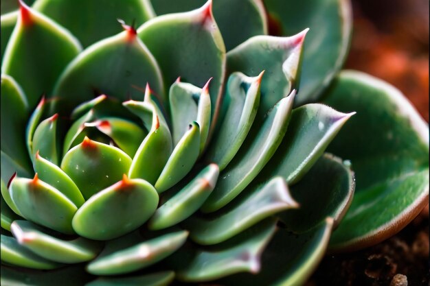 Des feuilles vertes avec des épines d'une plante sauvage