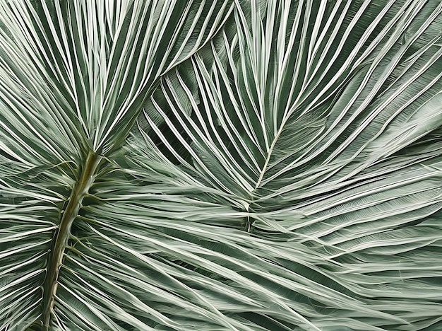 feuilles vertes tropicales abstraites peinture de feuillage vert luxuriant avec une texture picturale douce