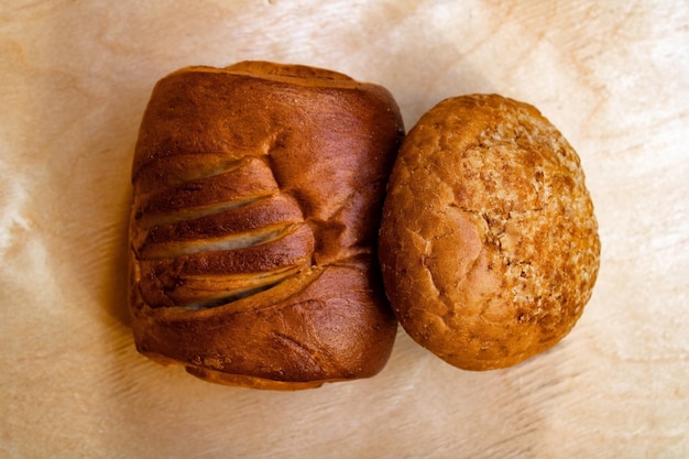 Feuilleté feuilleté et brioche saupoudrée