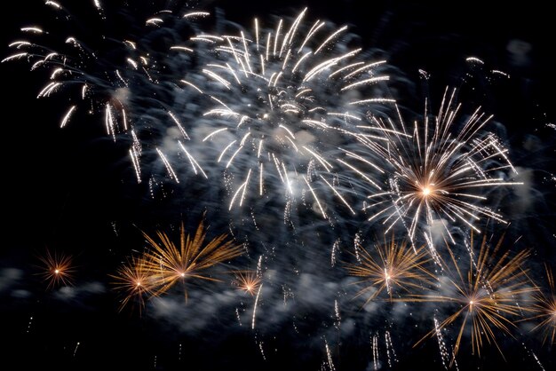 Feux d'artifice, Cooper's Lake, comté de Butler, Pennsylvanie