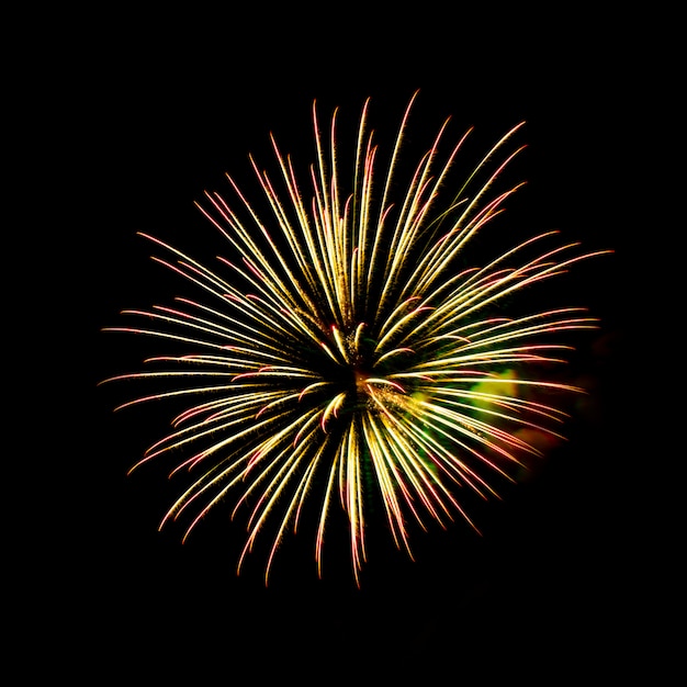 Photo feux d'artifice - effet de couleurs vives