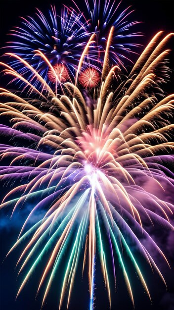 Photo des feux d'artifice fantastiques