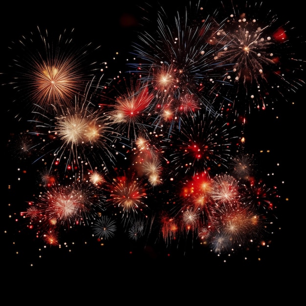 Des feux d'artifice