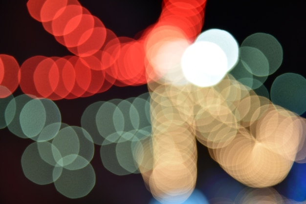 Feux de bokeh défocalisés