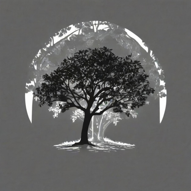 Photo fichier vectoriel du logo de l'arbre