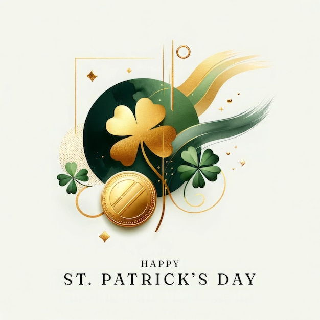 La fierté de la Saint-Patrick, l'île d'émeraude, l'exubérance, une journée de fierté irlandaise.