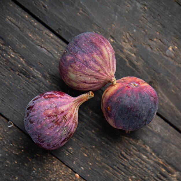 figue fruit figues fraîches collation sur la table copie espace nourriture fond régime