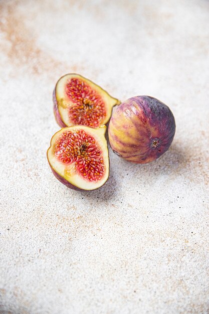 figue fruit figues fraîches collation sur la table copie espace nourriture fond régime