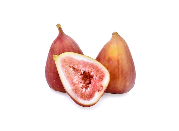 Figues sucrées fraîches isolées