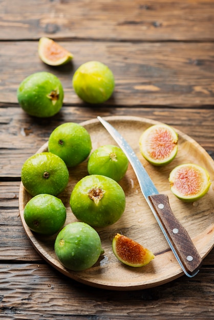 Figues vertes douces