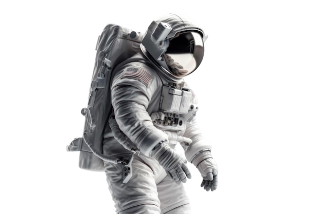 Une figure d'un astronaute avec un casque.