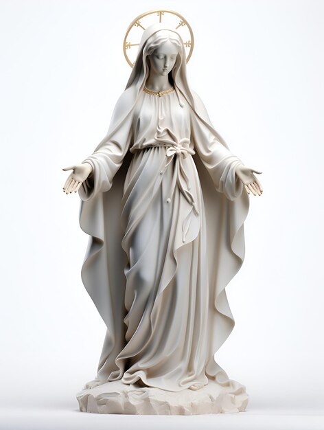 Photo figure de sainte-marie en 3d