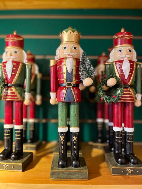 Photo des figurines de noël