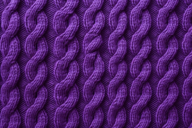 Le fil de sweater à motif violet génère Ai