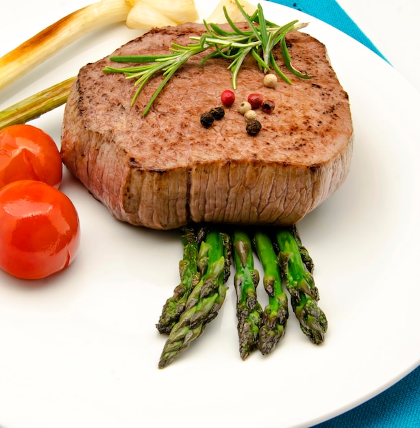 Filet de boeuf aux légumes