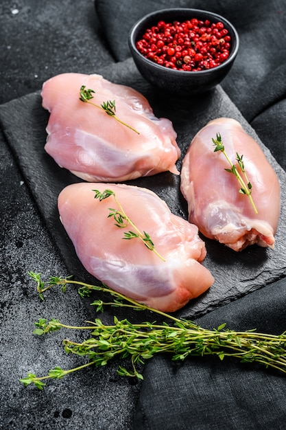 Filet de cuisse de poulet sans peau