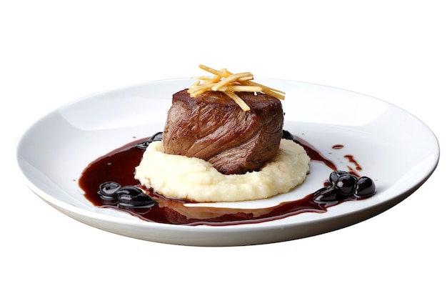 Filet mignon avec purée