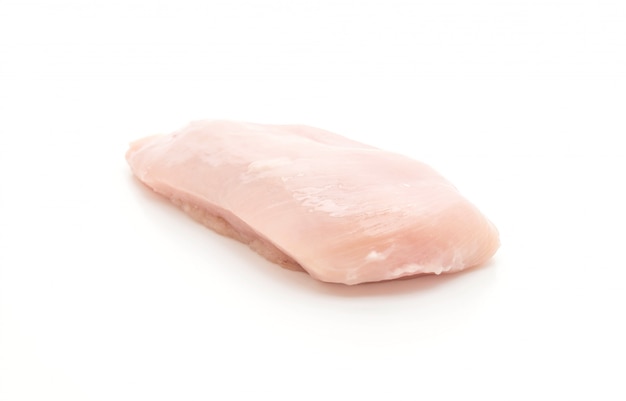 Photo filet de poitrine de poulet cru frais