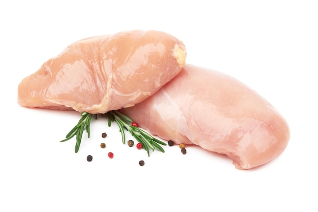 Filet de poulet cru
