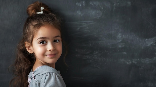 une fille de 10 ans à l'école