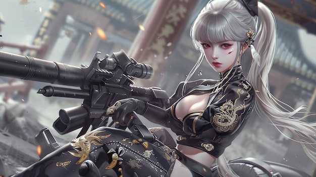 Une fille d'anime