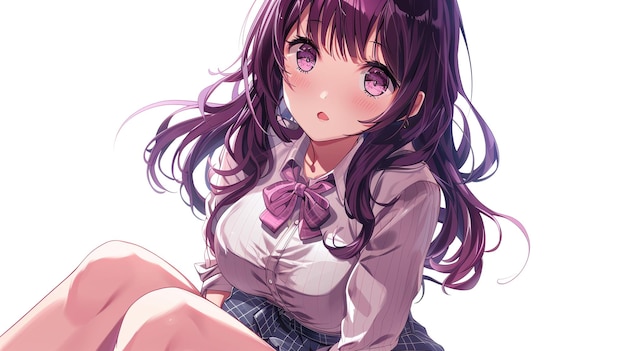 La fille de l'anime