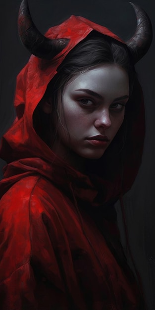 Une fille au chaperon rouge