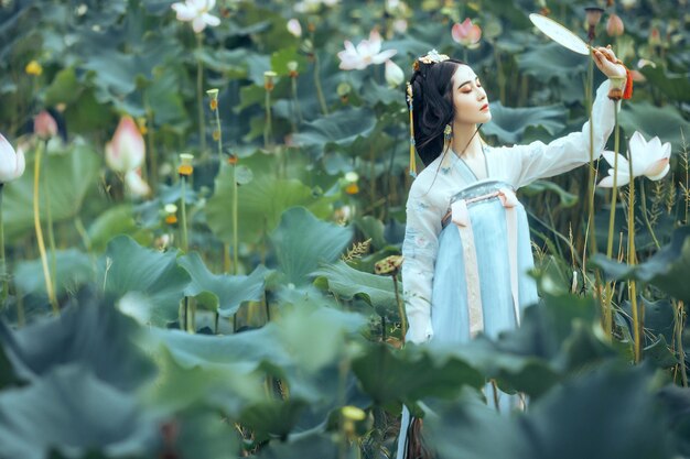 Une fille de beauté chinoise.