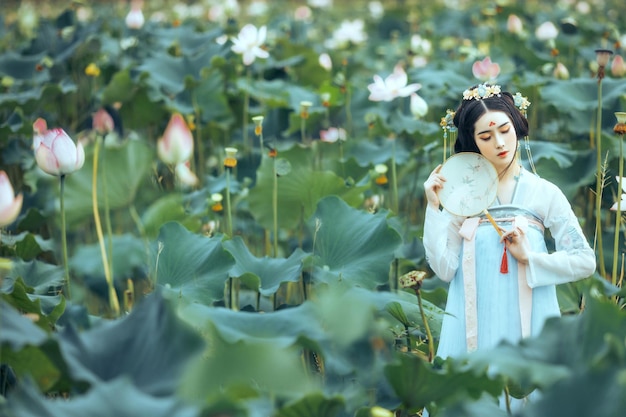 Une fille de beauté chinoise.