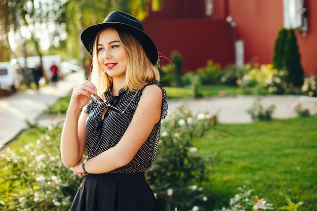 une fille de mode