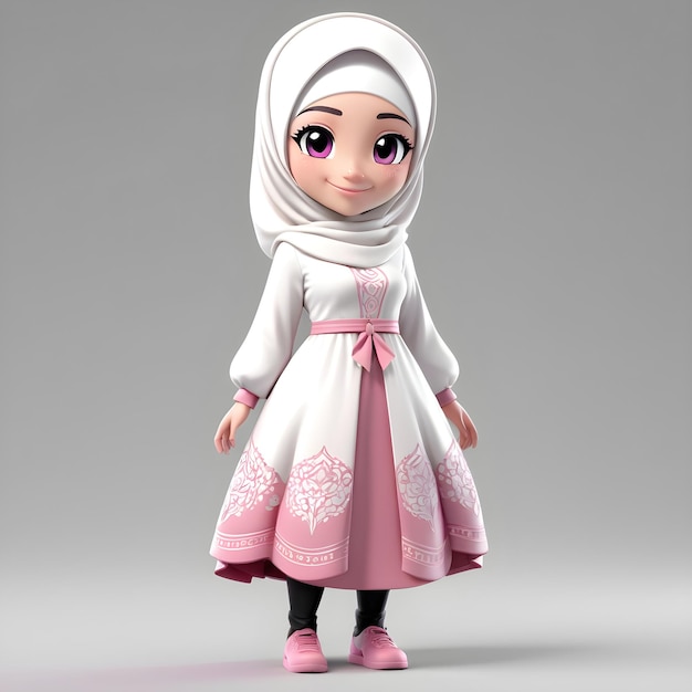 La fille musulmane en 3D