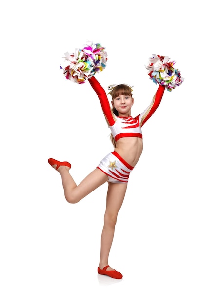 Fille de pom-pom girl