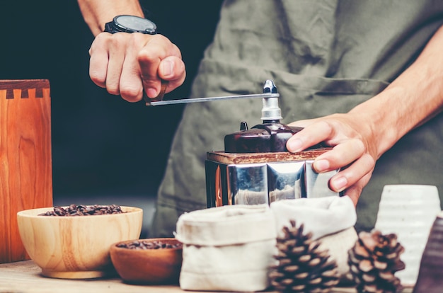 Filtre de gouttes de café, image de filtre vintage