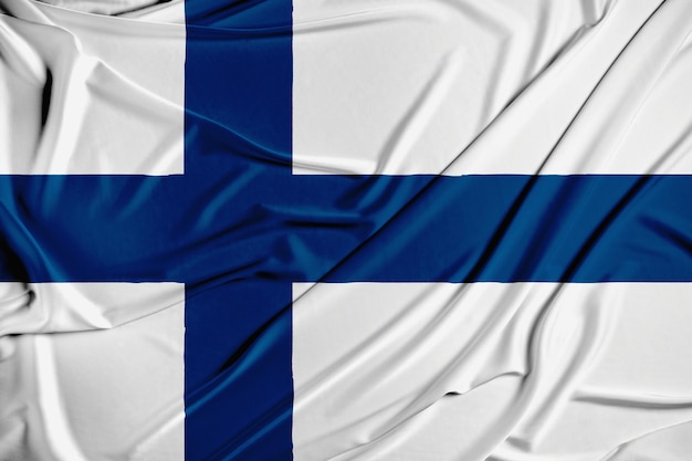 Finlande Pays Icône du drapeau national