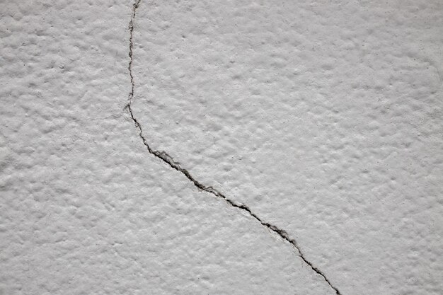 Une fissure sur un mur gris Grunge wall texture background