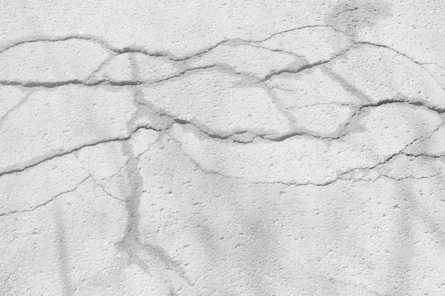 fissure sur le sol fond blanc / abstrait fond blanc vintage texture cassée