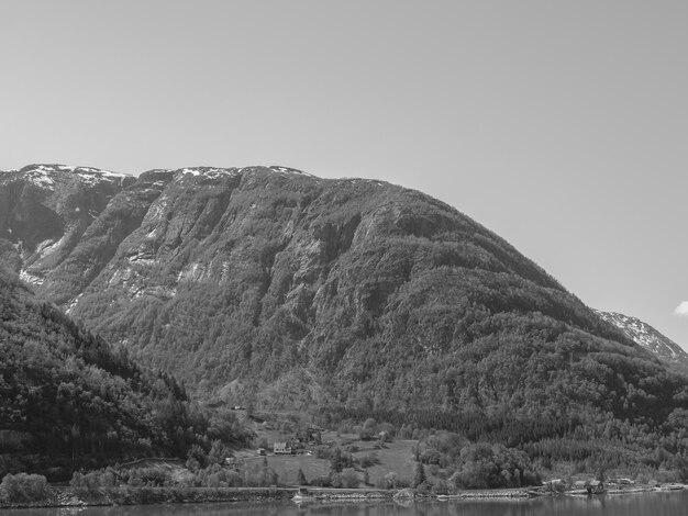 le fjord d'Eid en Norvège