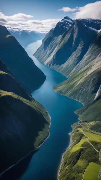 Les fjords majestueux