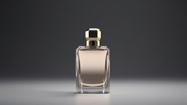 Flacon élégant Parfum Maquette Parfum Masculin Style Minimal