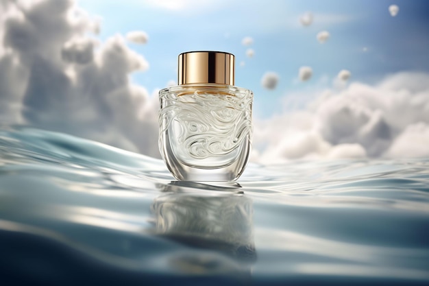 Un flacon de parfum fabriqué par parfum