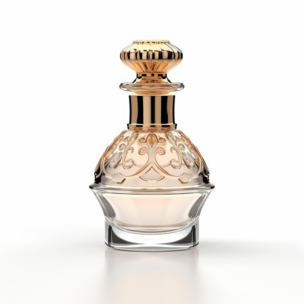 Photo un flacon de parfum fabriqué par parfum.