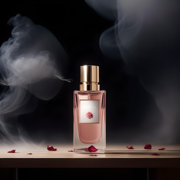 flacon de parfum et parfum