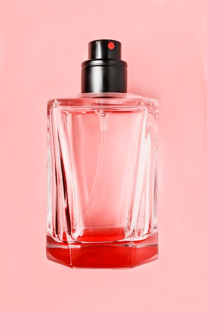 Flacon de parfum rose