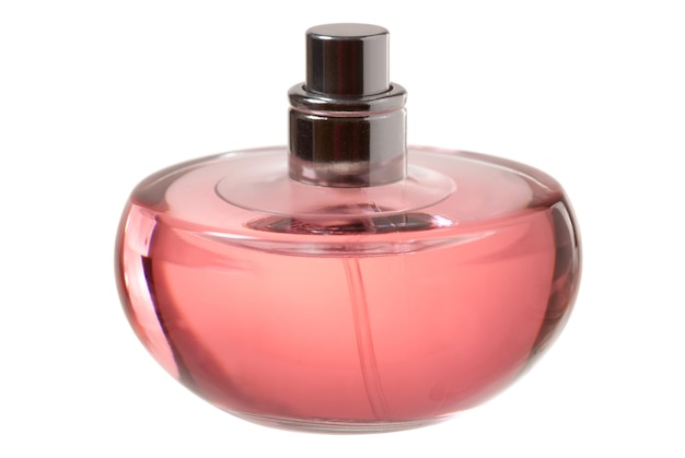 Flacon de parfum rose