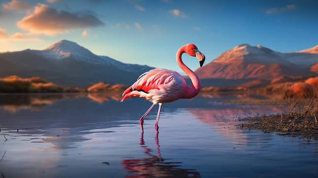 Flamant rose du Chili