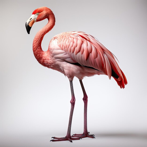 Flamant rose élégant