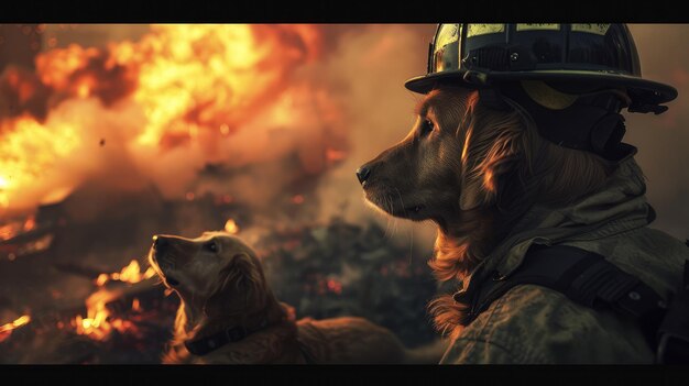 La flamme du courage Les pompiers héroïques