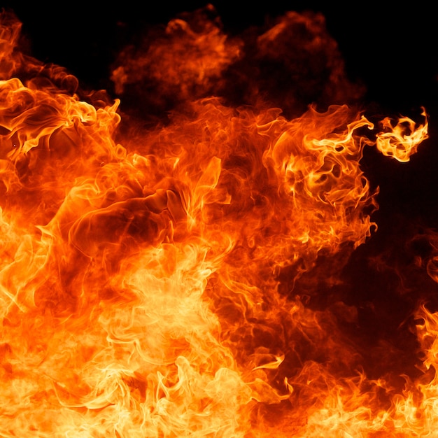 Flamme de feu flamboyant