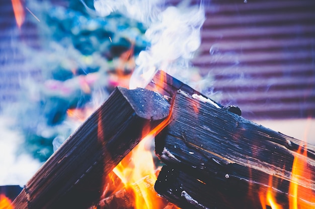 flamme de feu de joie